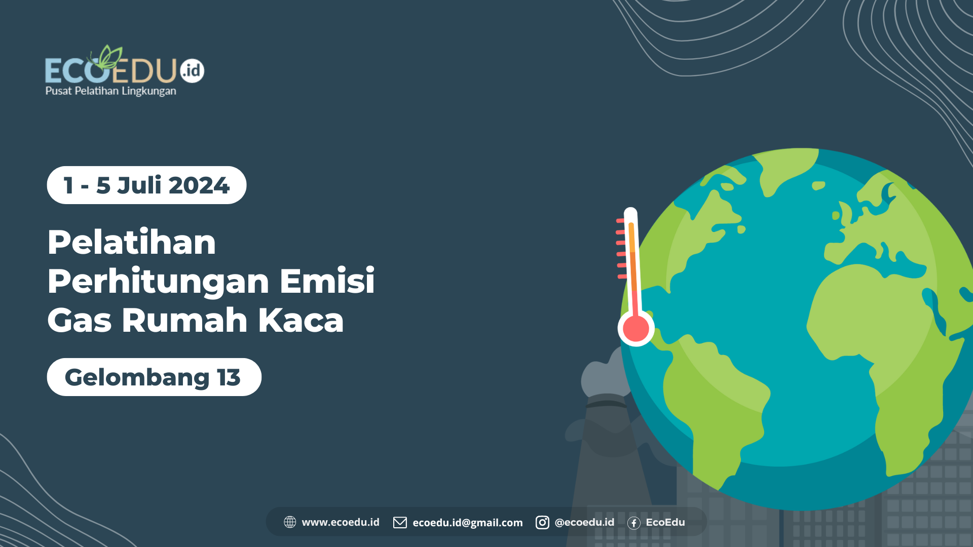 Perhitungan Emisi Gas Rumah Kaca Gelombang 13