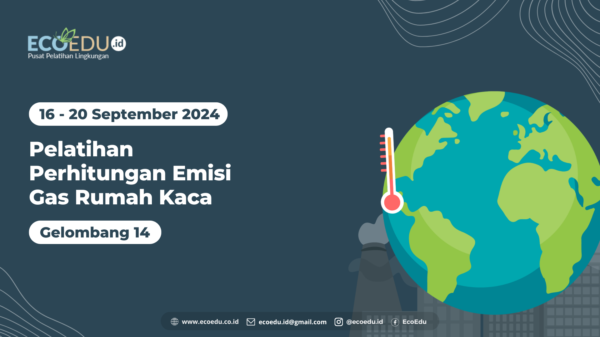 Perhitungan Emisi Gas Rumah Kaca Gelombang 14