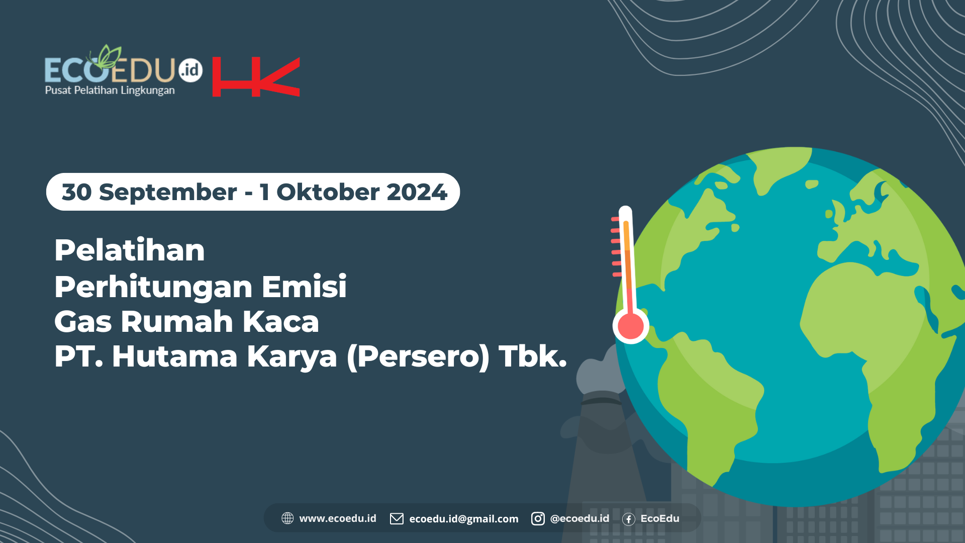 Perhitungan Emisi Gas Rumah Kaca PT Hutama Karya