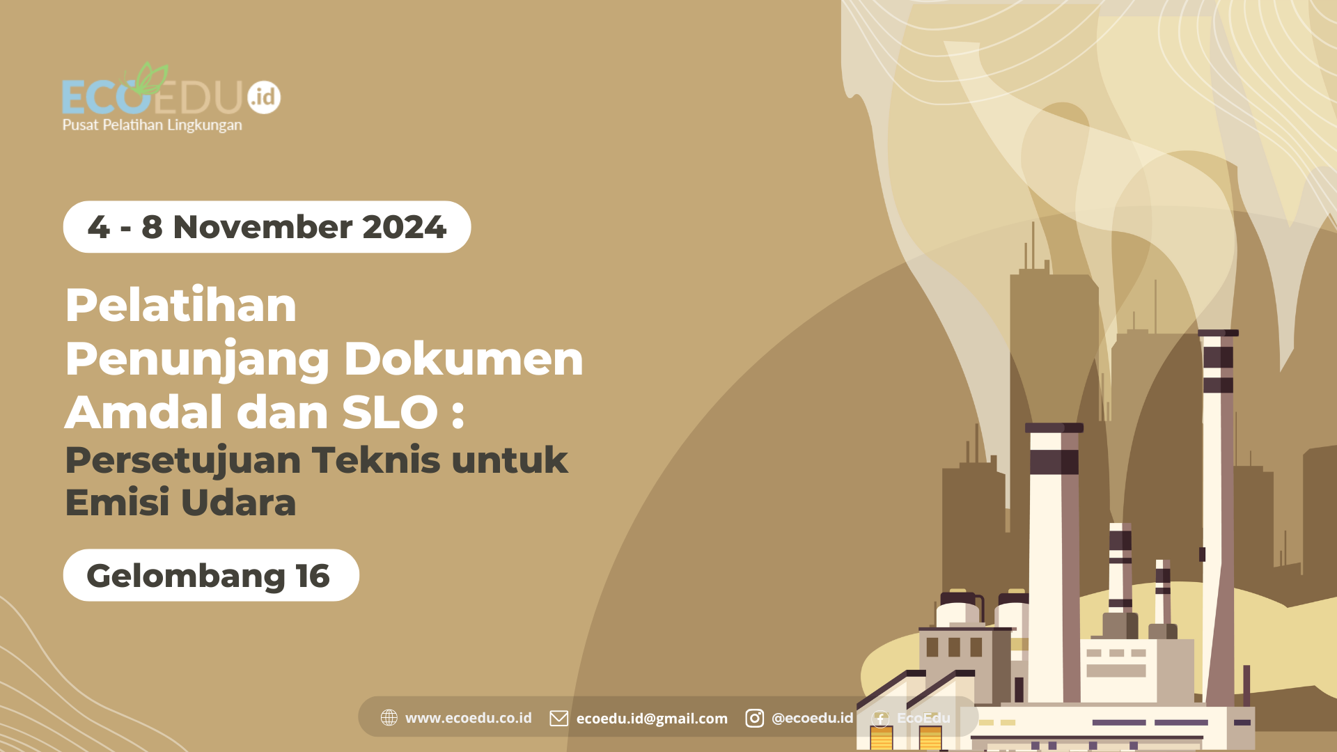 Persetujuan Teknis Emisi Udara Gelombang 16