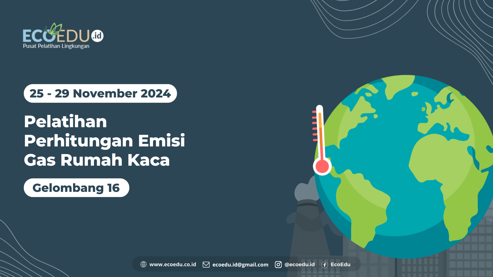 Perhitungan Emisi Gas Rumah Kaca Gelombang 16