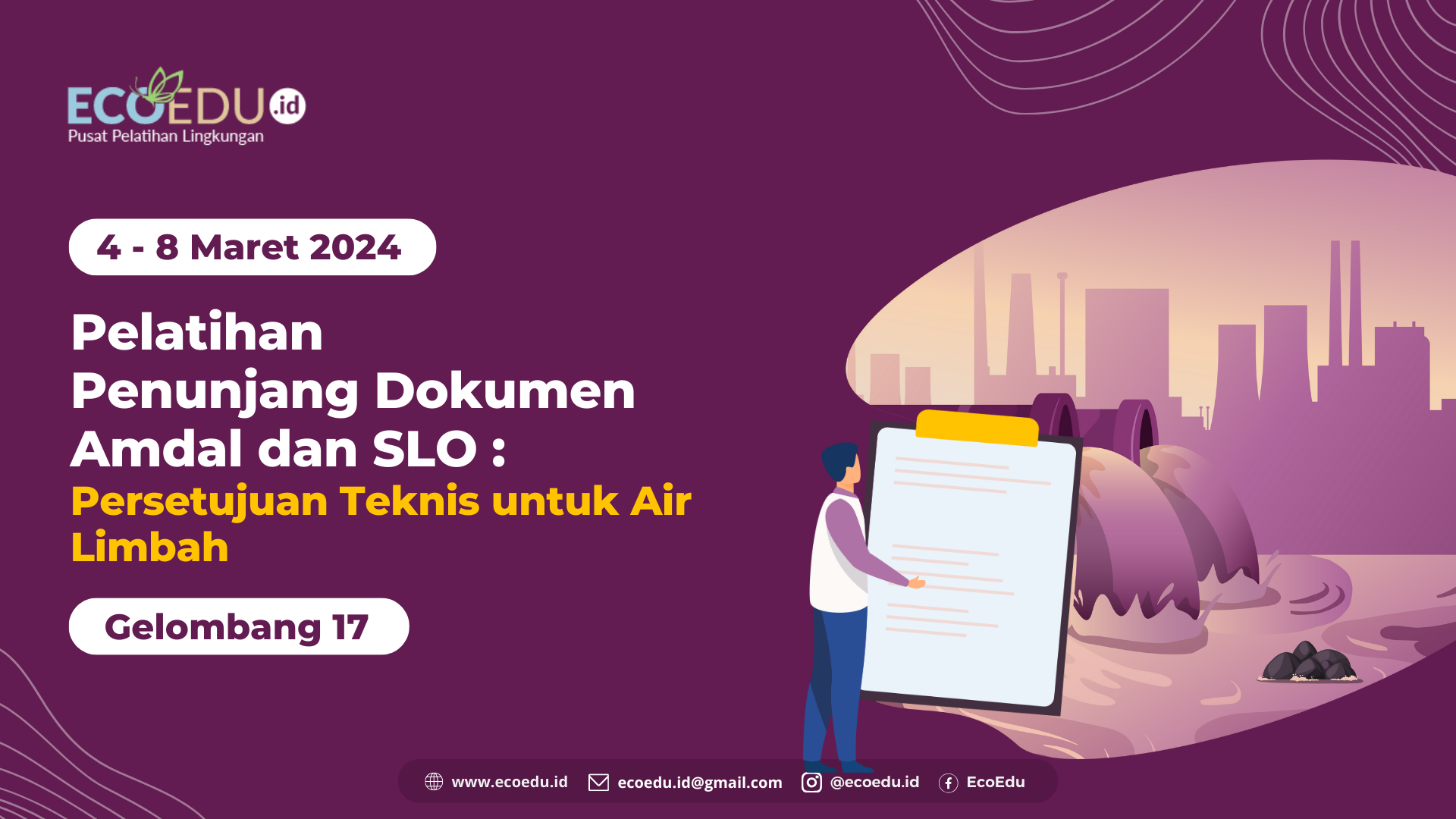 Persetujuan Teknis Air Limbah Gelombang 17