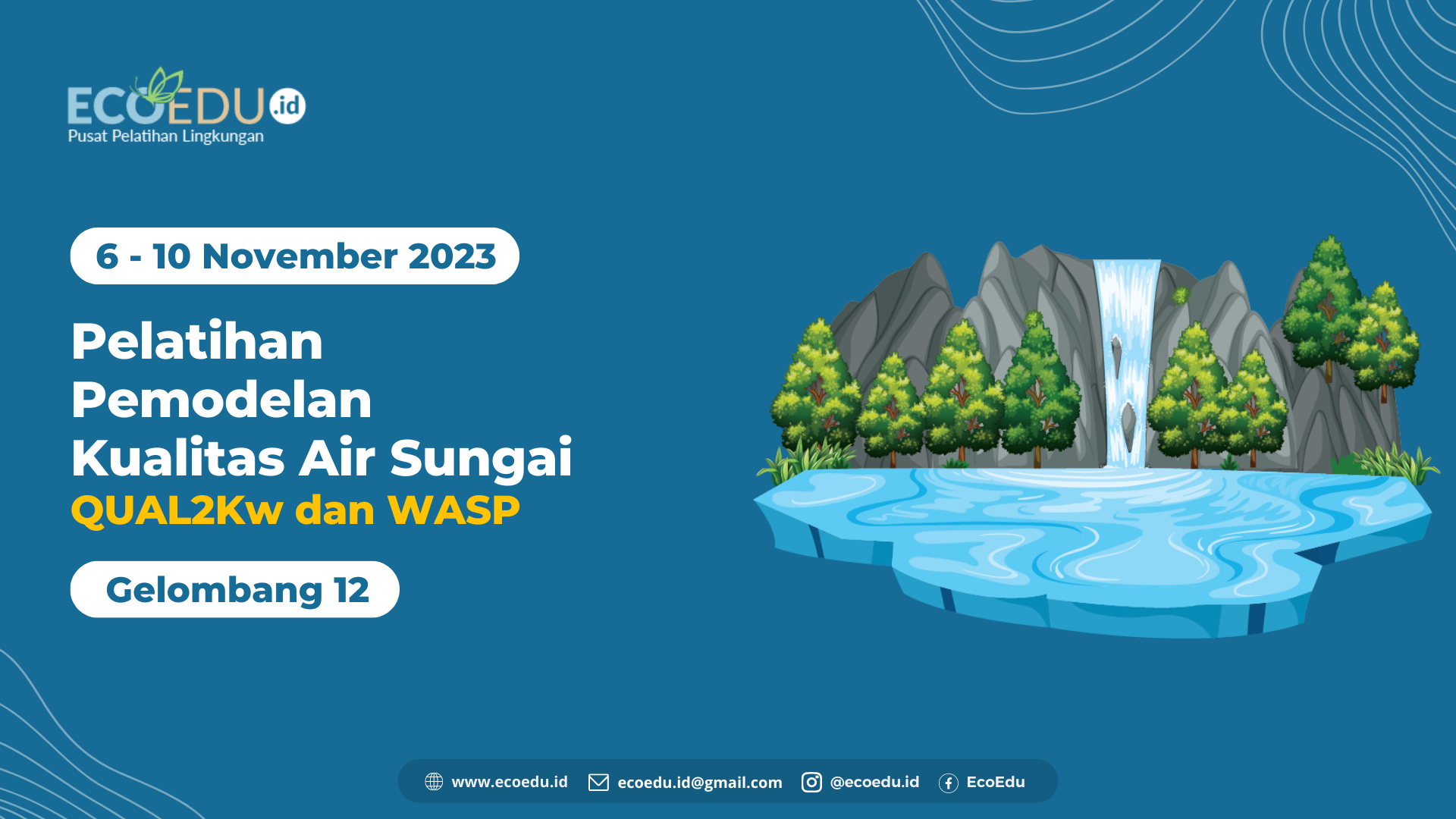 Pemodelan Air Sungai Gelombang 12