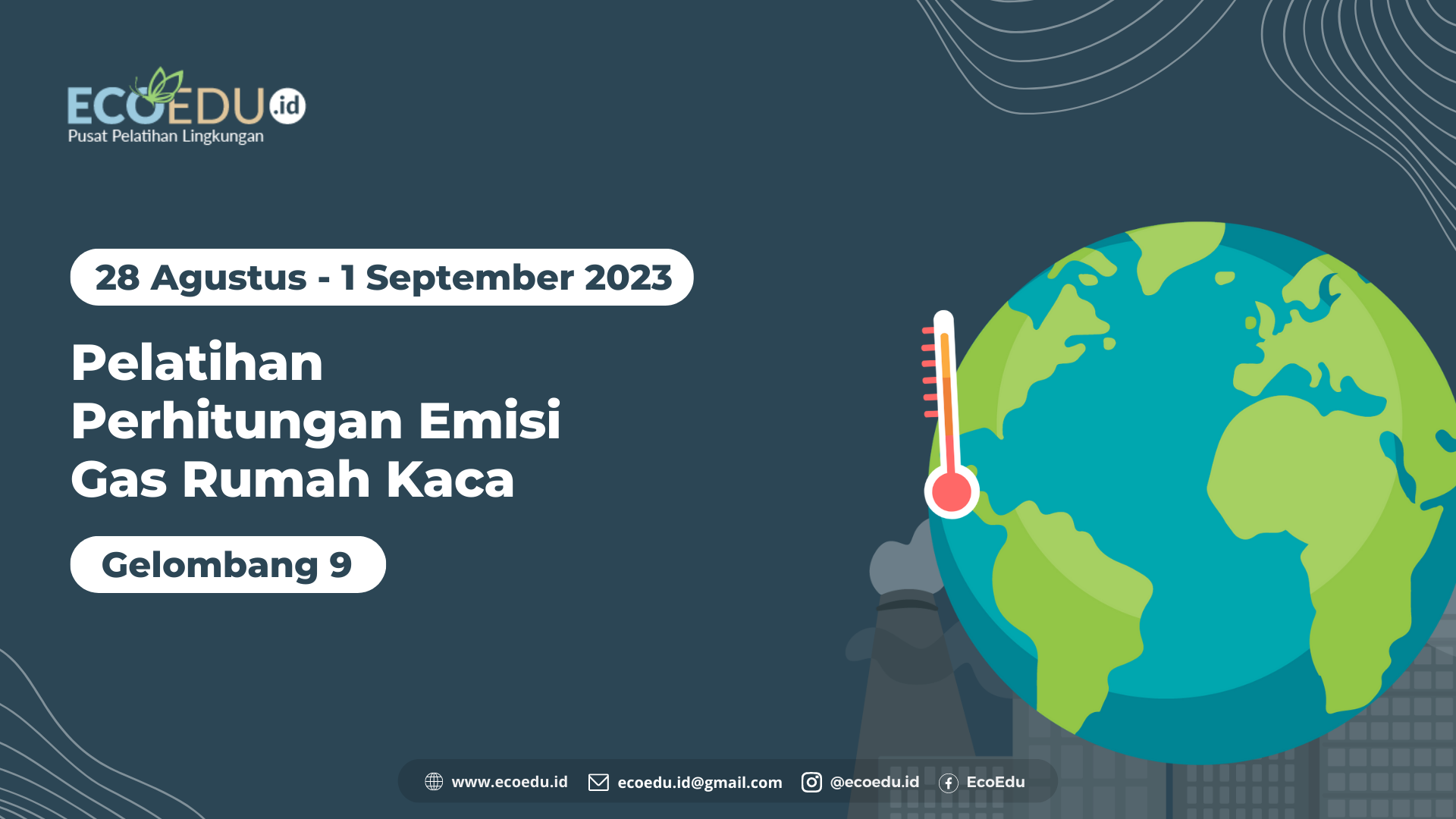 Perhitungan Emisi Gas Rumah Kaca Gelombang 9
