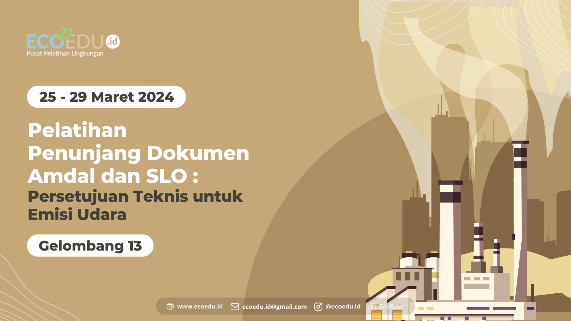 Persetujuan Teknis Emisi Udara Gelombang 13