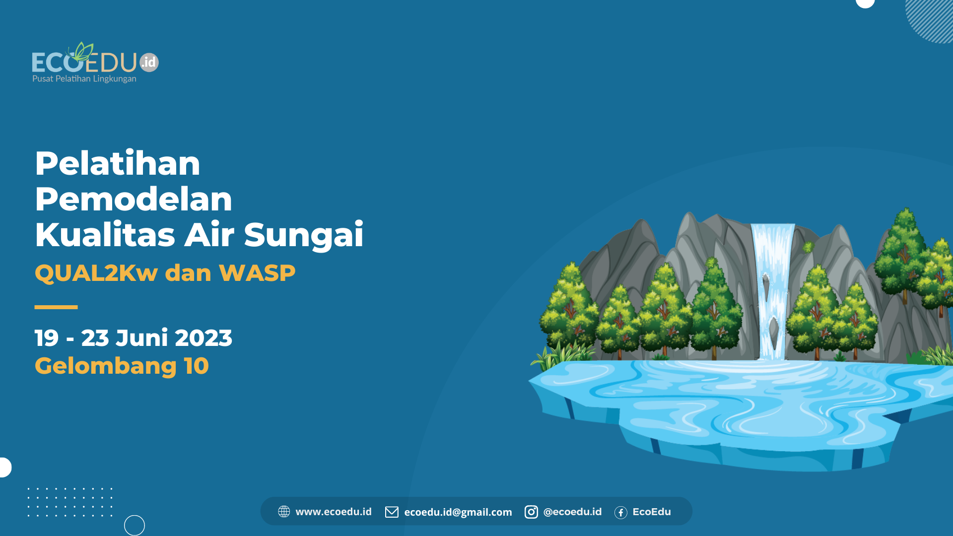 Pemodelan Air Sungai Gelombang 10