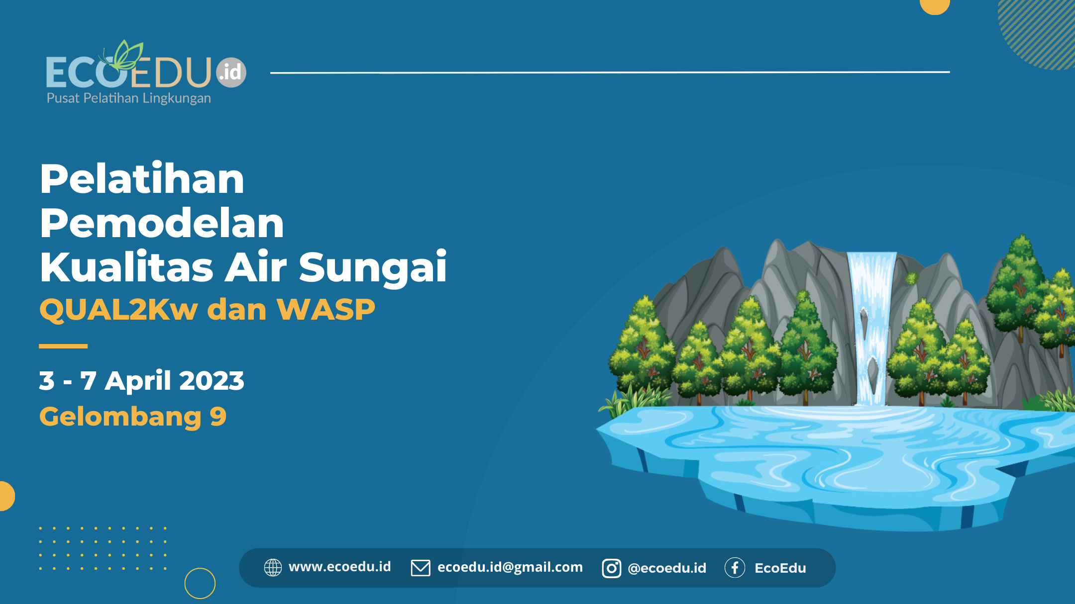 Pemodelan Air Sungai Gelombang 9