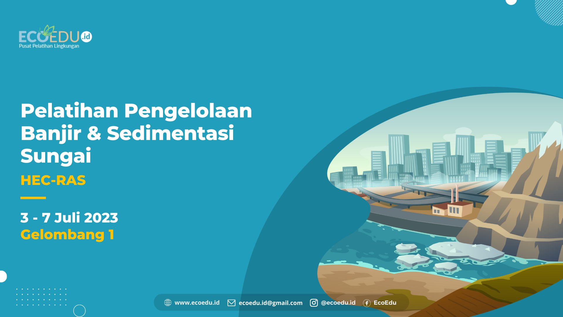 Pengelolaan Banjir dan Sedimentasi Sungai Gelombang 1