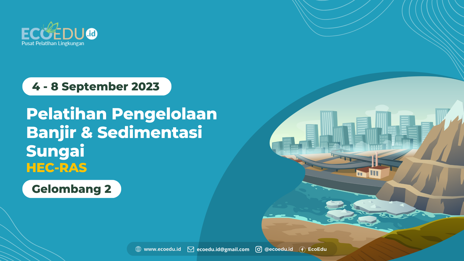 Pengelolaan Banjir dan Sedimentasi Sungai Gelombang 2