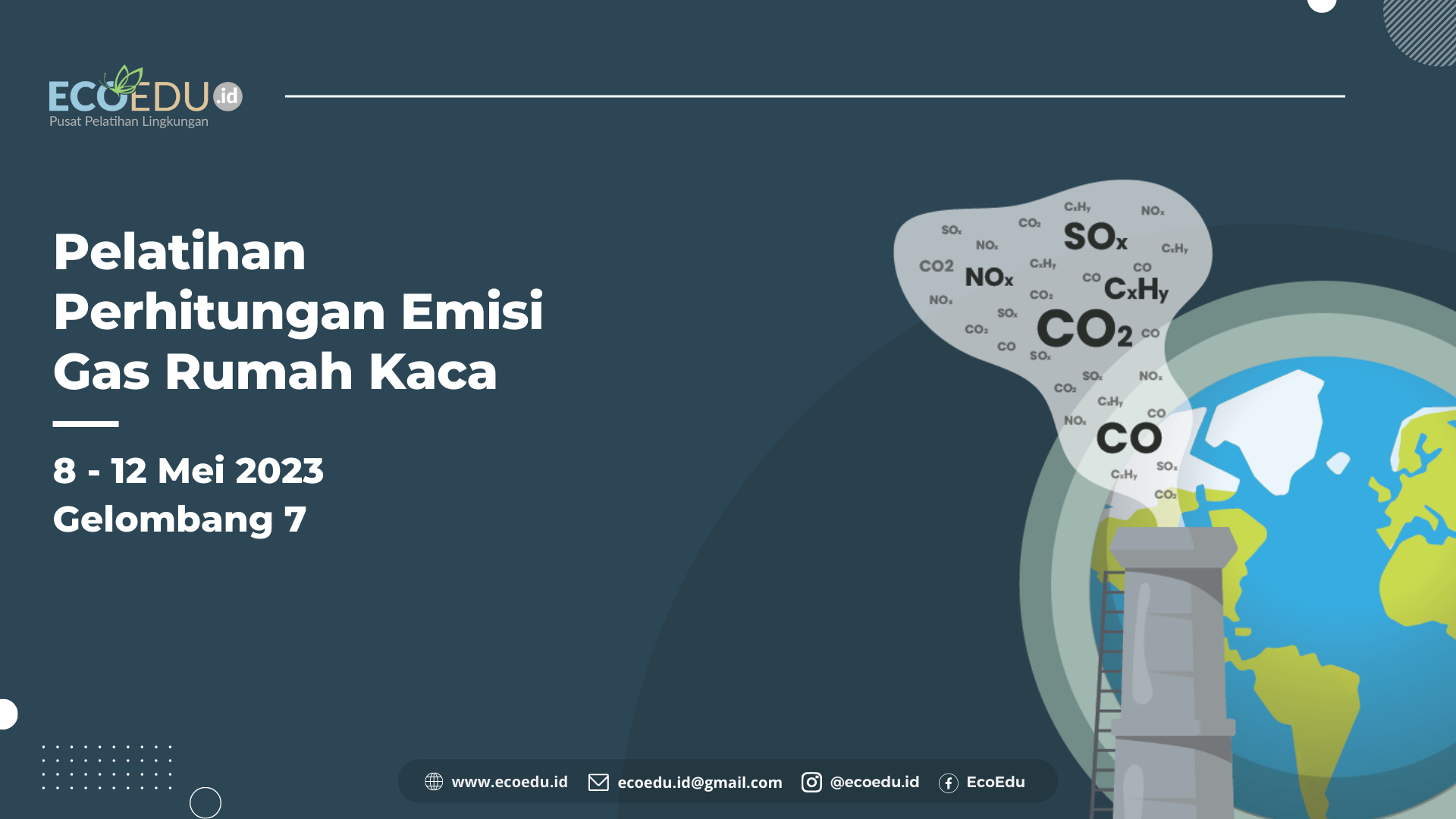 Perhitungan Emisi Gas Rumah Kaca Gelombang 7