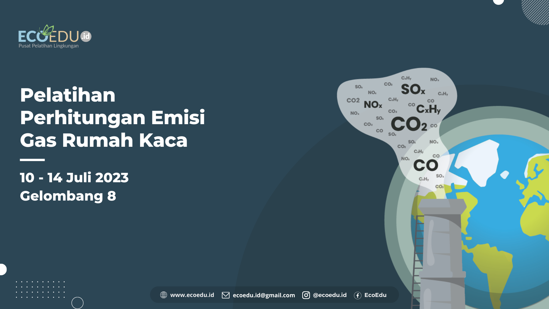 Perhitungan Emisi Gas Rumah Kaca Gelombang 8