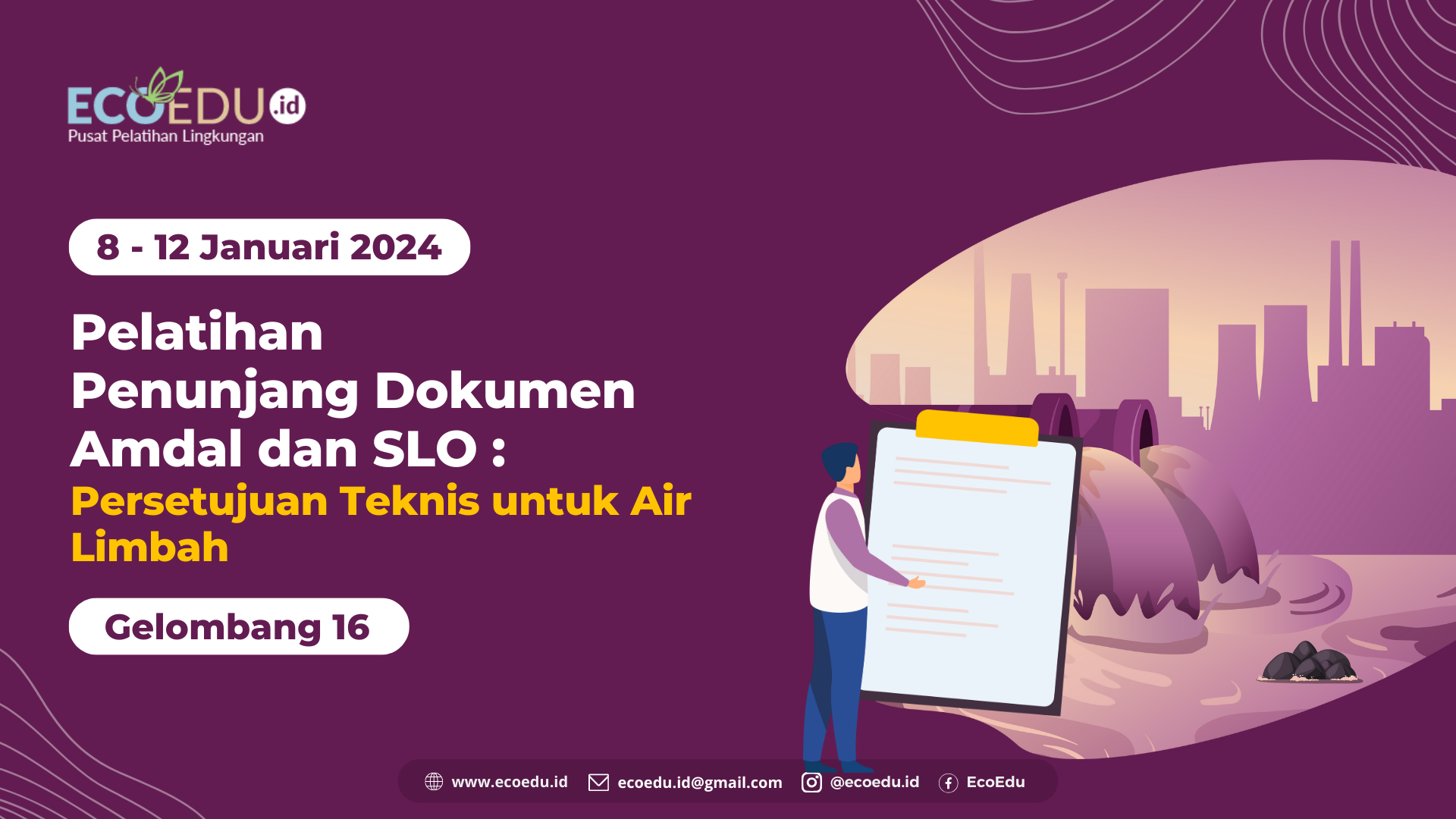 Persetujuan Teknis Air Limbah Gelombang 16
