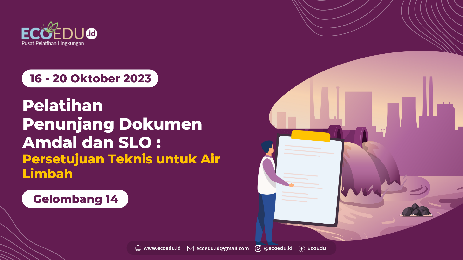Persetujuan Teknis Air Limbah Gelombang 14