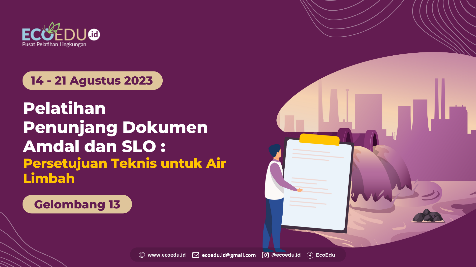Persetujuan Teknis Air Limbah Gelombang 13