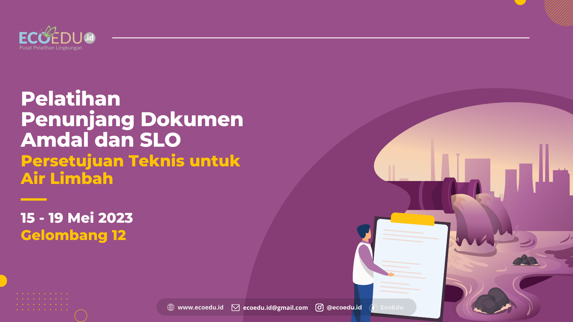 Persetujuan Teknis Air Limbah Gelombang 12