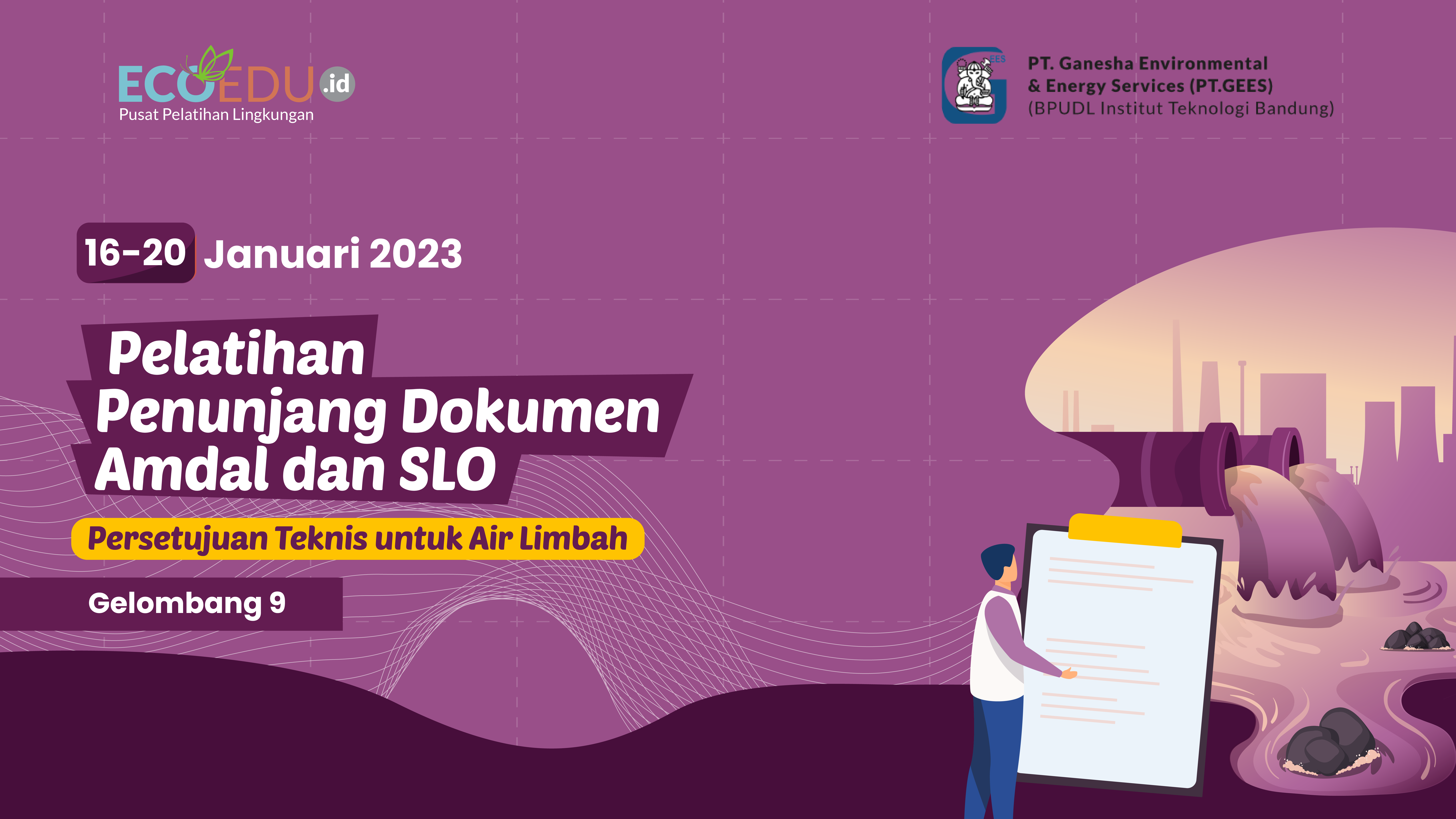 Persetujuan Teknis Air Limbah Gelombang 9