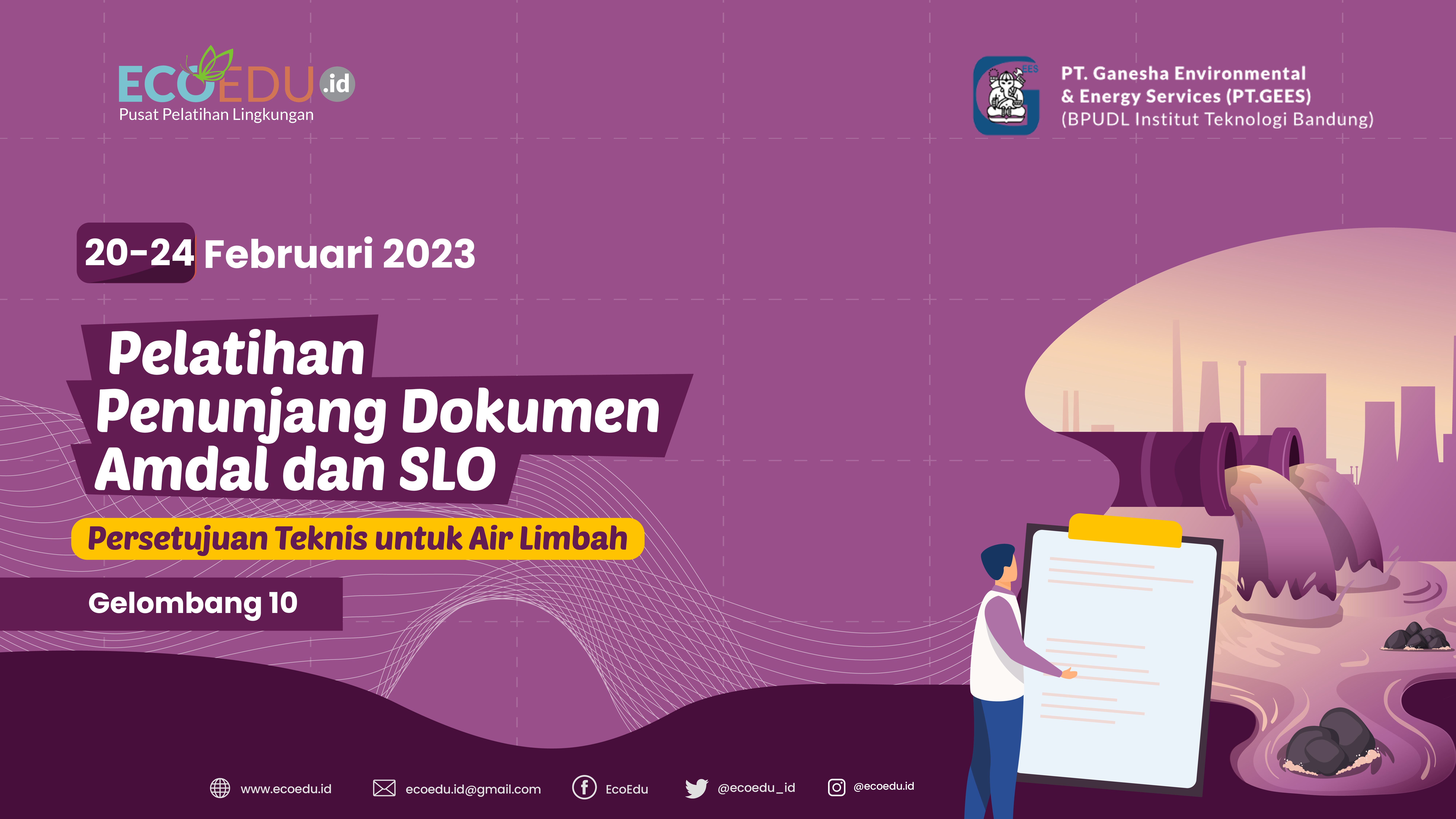 Persetujuan Teknis Air Limbah Gelombang 10